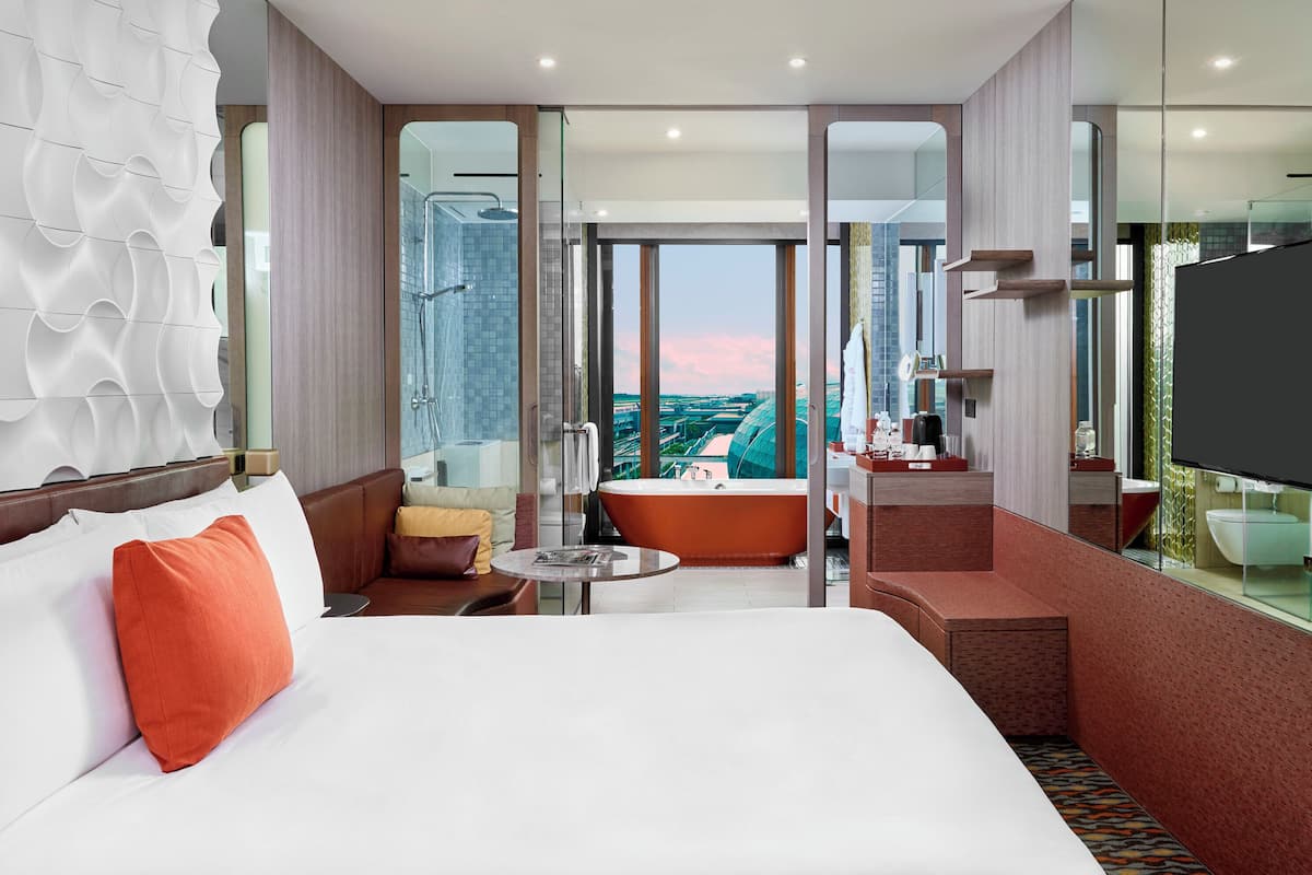 Premium bedding, pillow-top beds, minibar, in-room safe