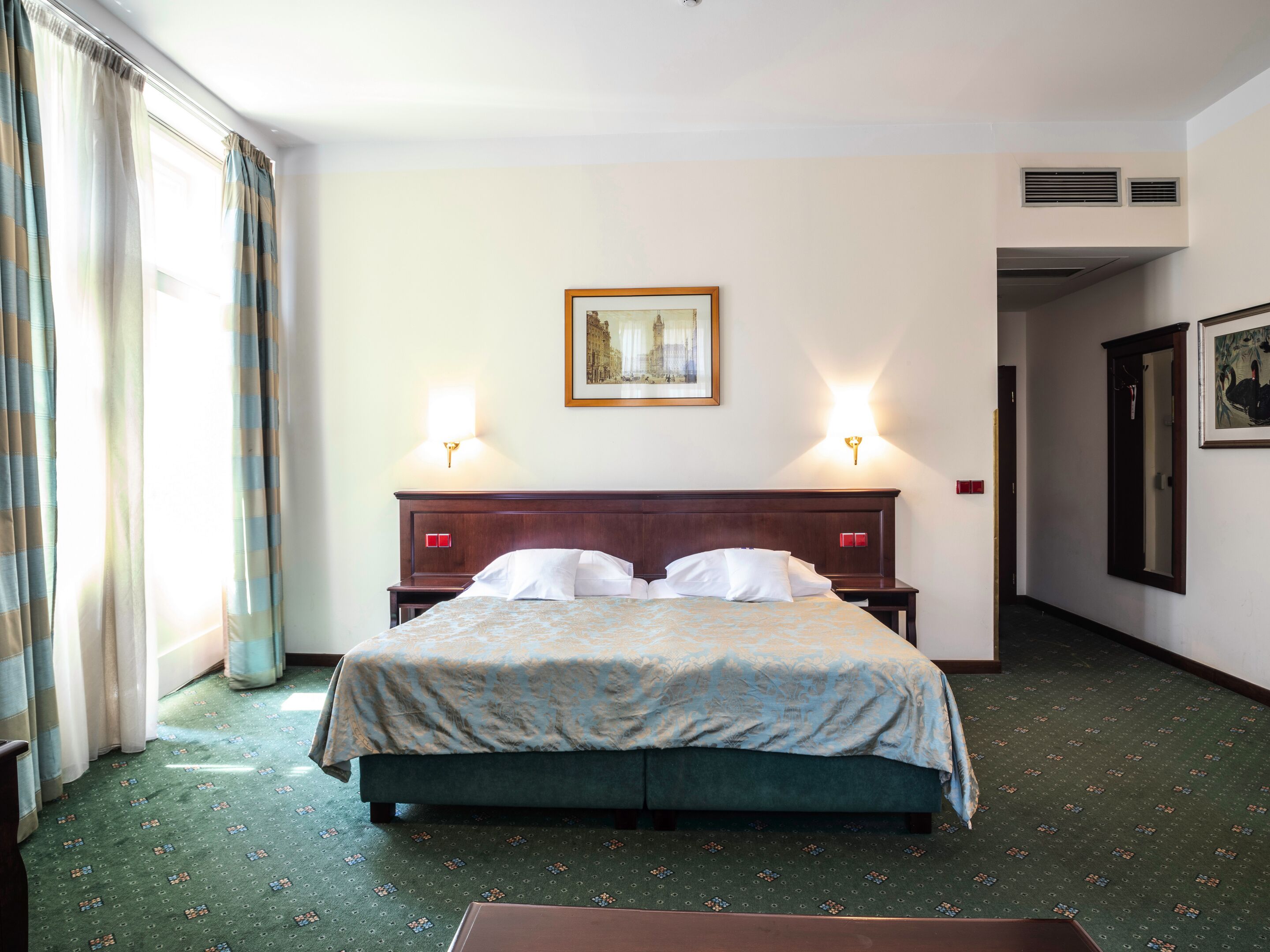 Hypo-allergenic bedding available, minibar, in-room safe, desk