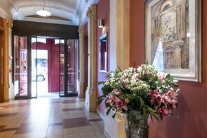 A szálláshely bejárata