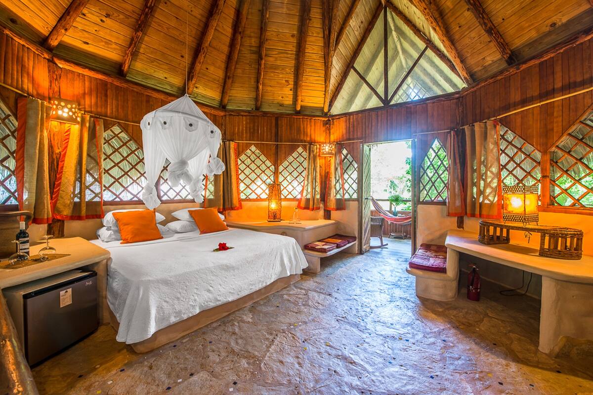 basic room, 1 king bed | mini fridge