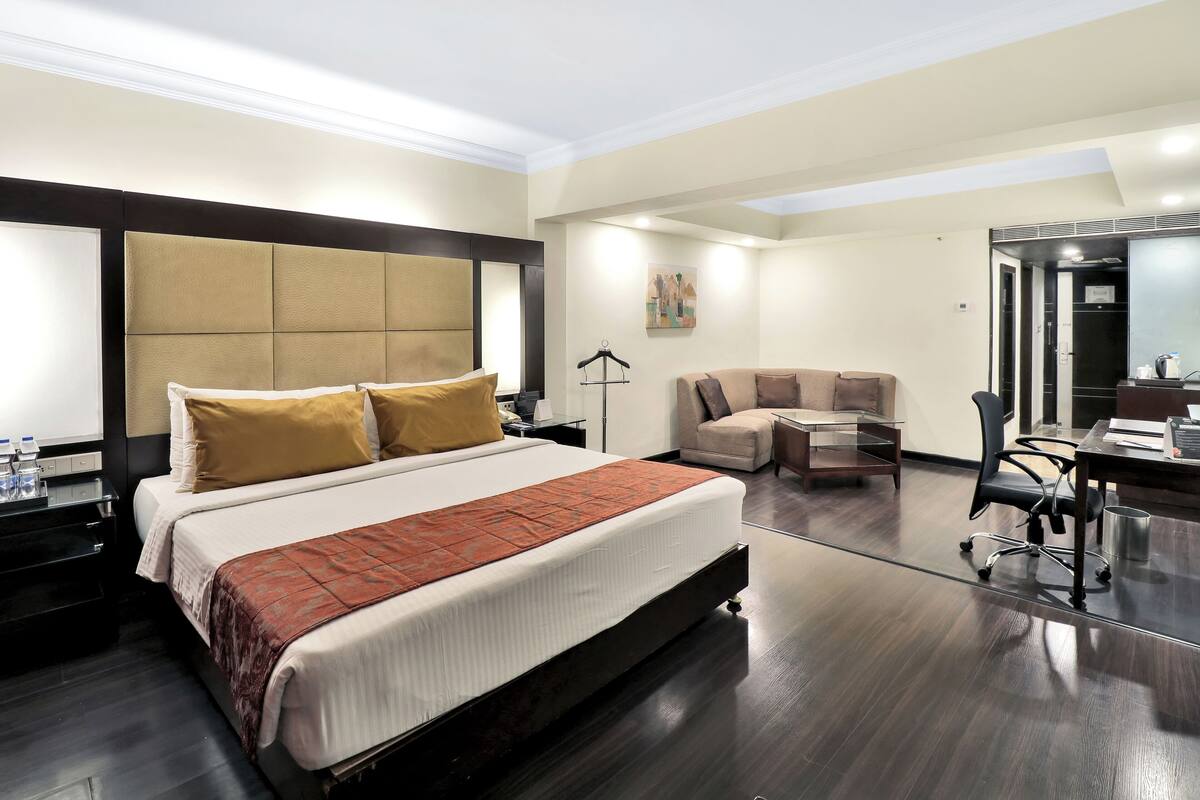 Suite – executive, 1 kingsize-seng (Executive Suite) | Sengetøy av topp kvalitet, minibar, safe på rommet og skrivebord
