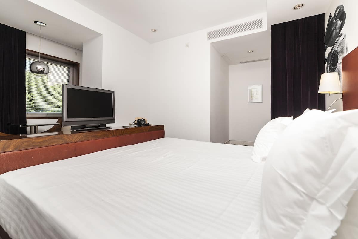 1 habitación, ropa de cama de alta calidad, edredón y minibar