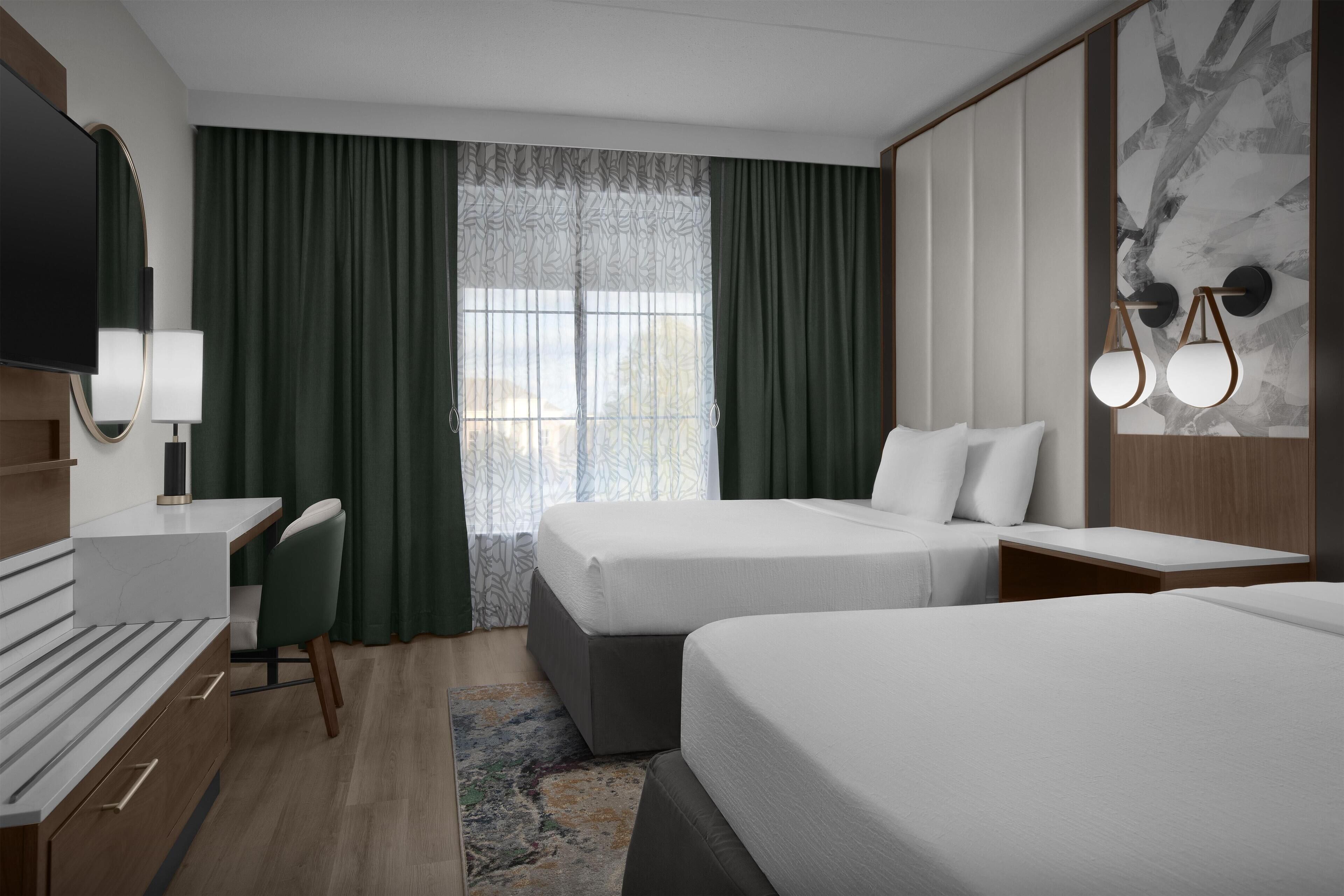 Premium bedding, in-room safe, desk, blackout curtains