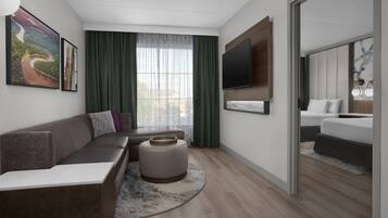 49-inch LCD TV with digital channels, TV, pay films