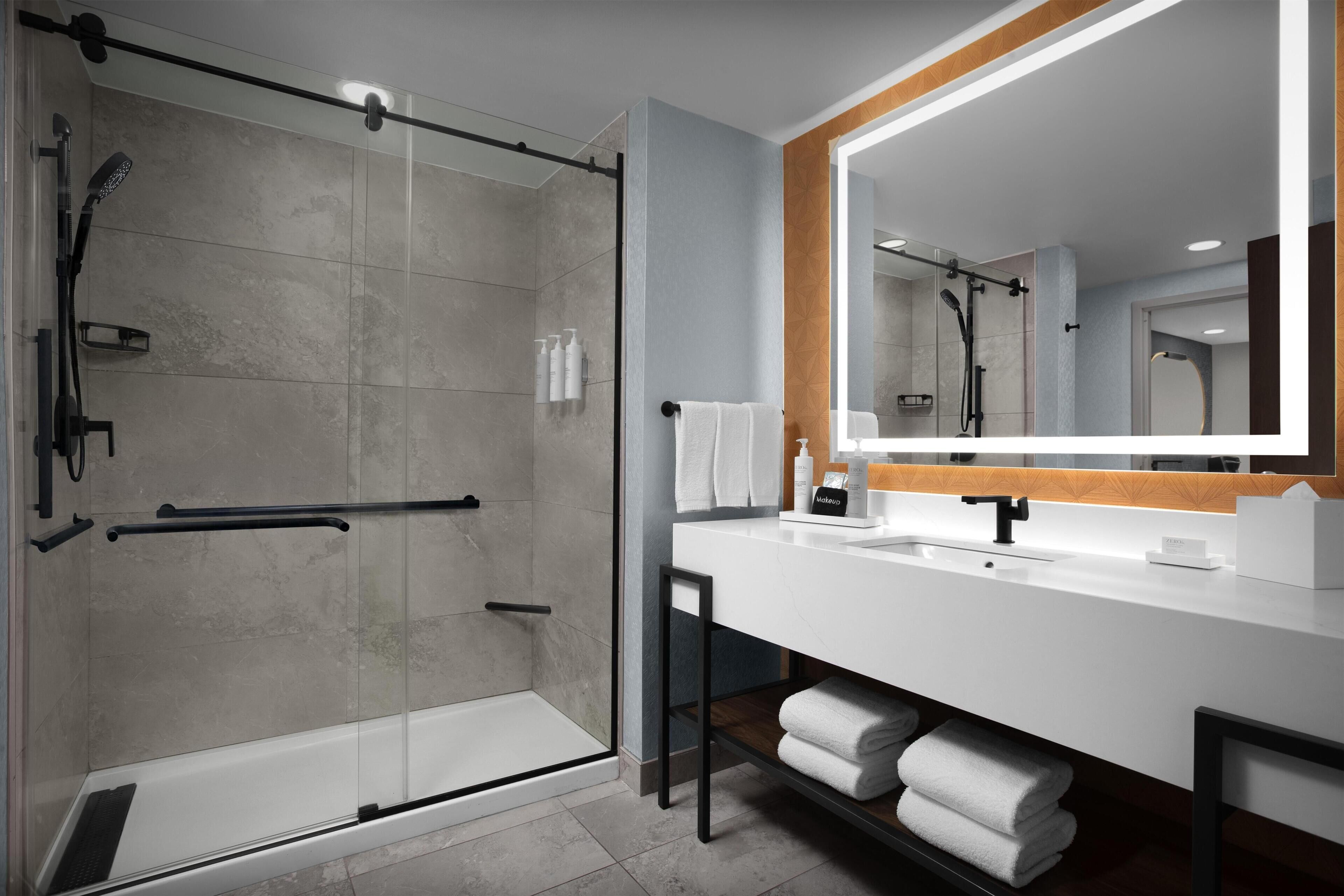 Regadera en el baño