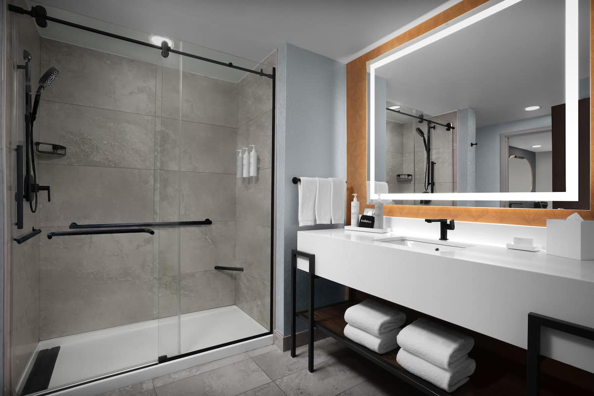 Regadera en el baño