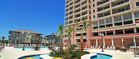 Indoor pool, outdoor pool, open 8:00 AM to 10:30 PM, pool umbrellas