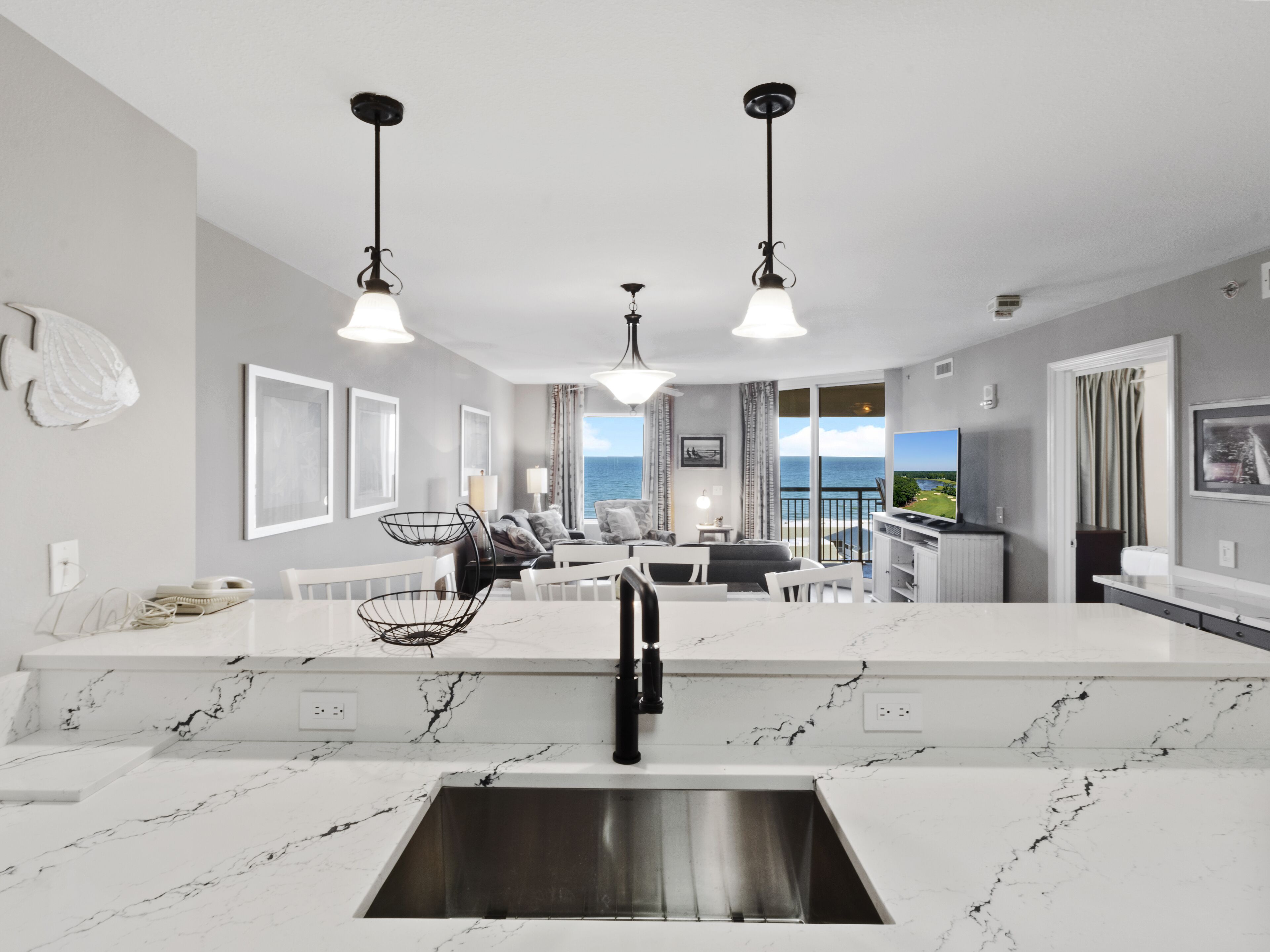 Premium Condo, 3 Bedrooms, Non Smoking, Ocean View | Living area | TV, DVD player