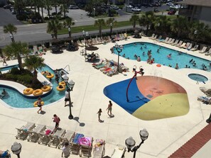 Indoor pool, outdoor pool, open 8:00 AM to 10:30 PM, pool umbrellas - Tilghman Beach And Golf Resort (North Myrtle Beach)
