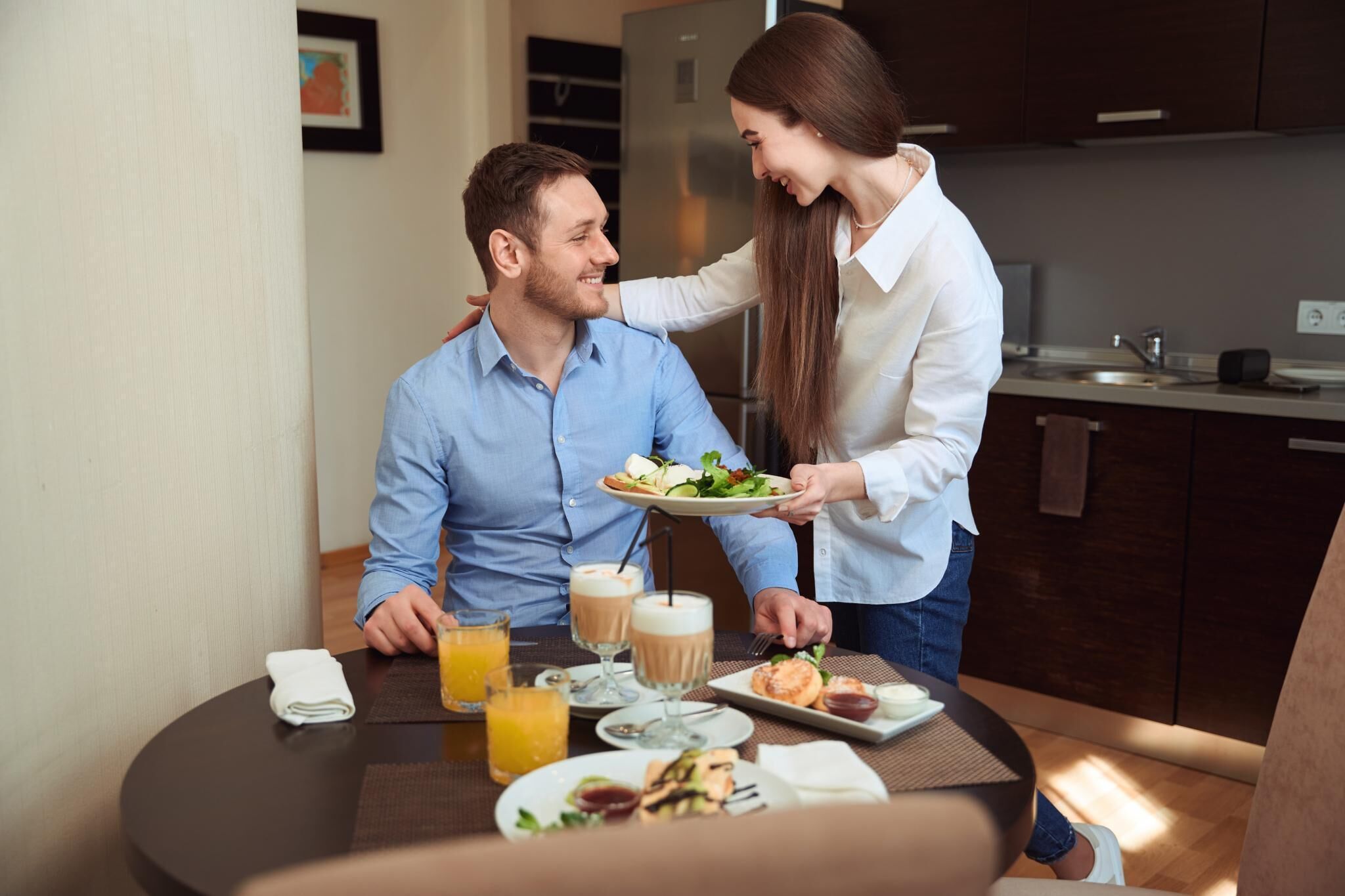 Standard Apartment, 1 Bedroom | Private kitchen | Fridge