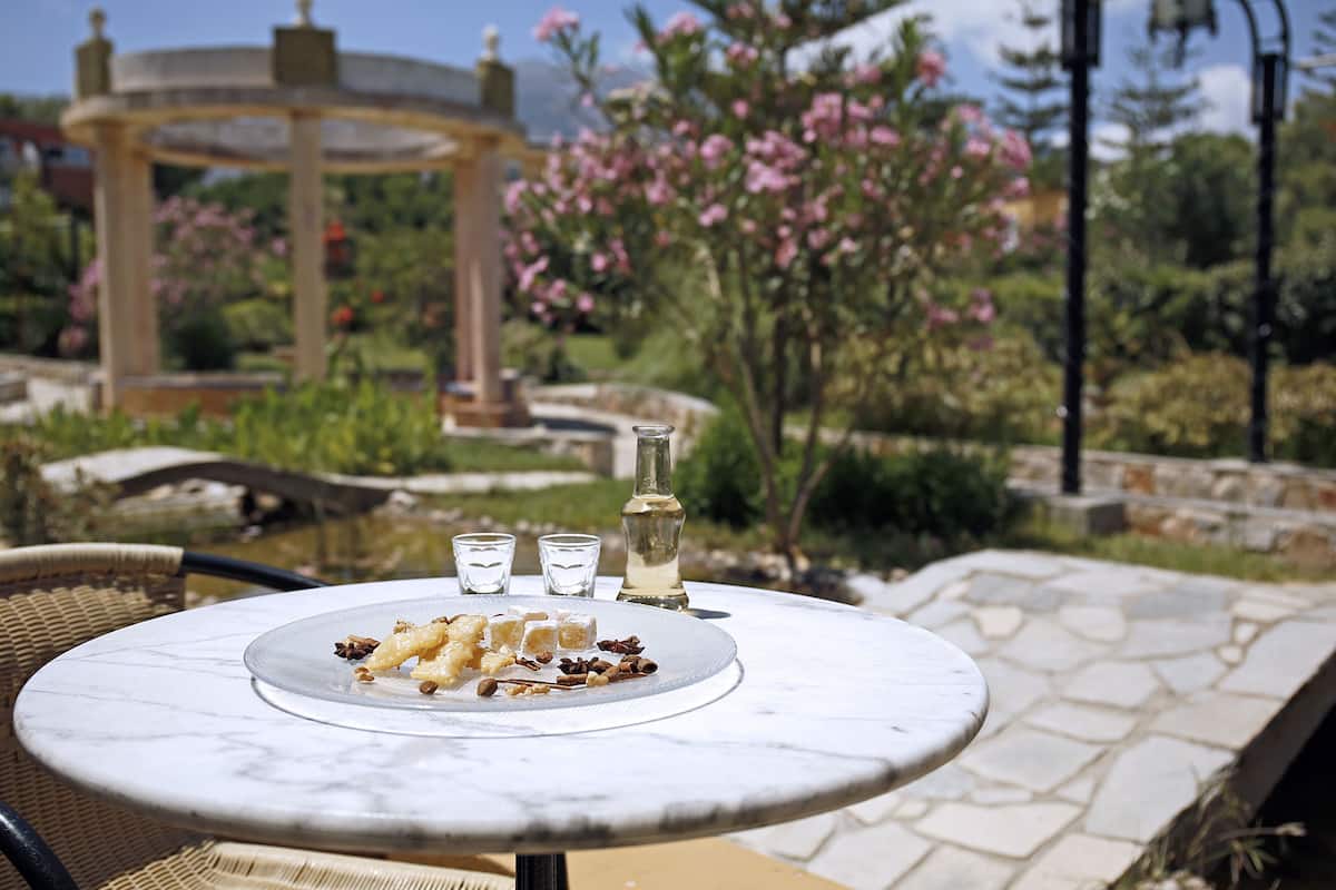 Chambre Double, terrasse, vue jardin | Vue de la chambre