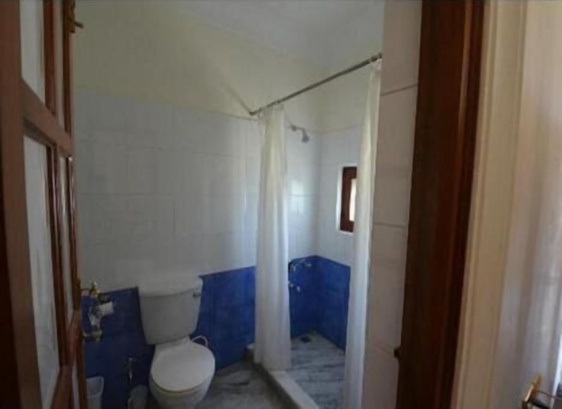 separate bathtub and shower, free toiletries, hair dryer, dressing gowns
