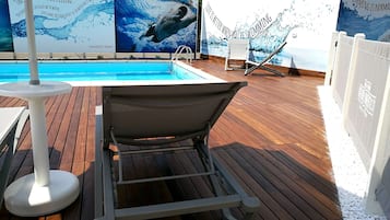 Udendørs pool, liggestole