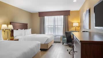 Suite, 2 Queen Beds, Non Smoking, Refrigerator & Microwave (Larger Room)