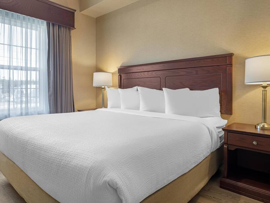 Hypo-allergenic bedding, down duvets, pillow-top beds