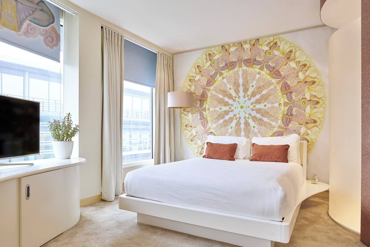 Premium bedding, memory foam beds, minibar, in-room safe