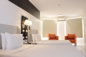 ベーシック ルーム (Regular - 2 Beds) | セーフティボックス (室内)、防音設備、WiFi (無料)、ベッドシーツ