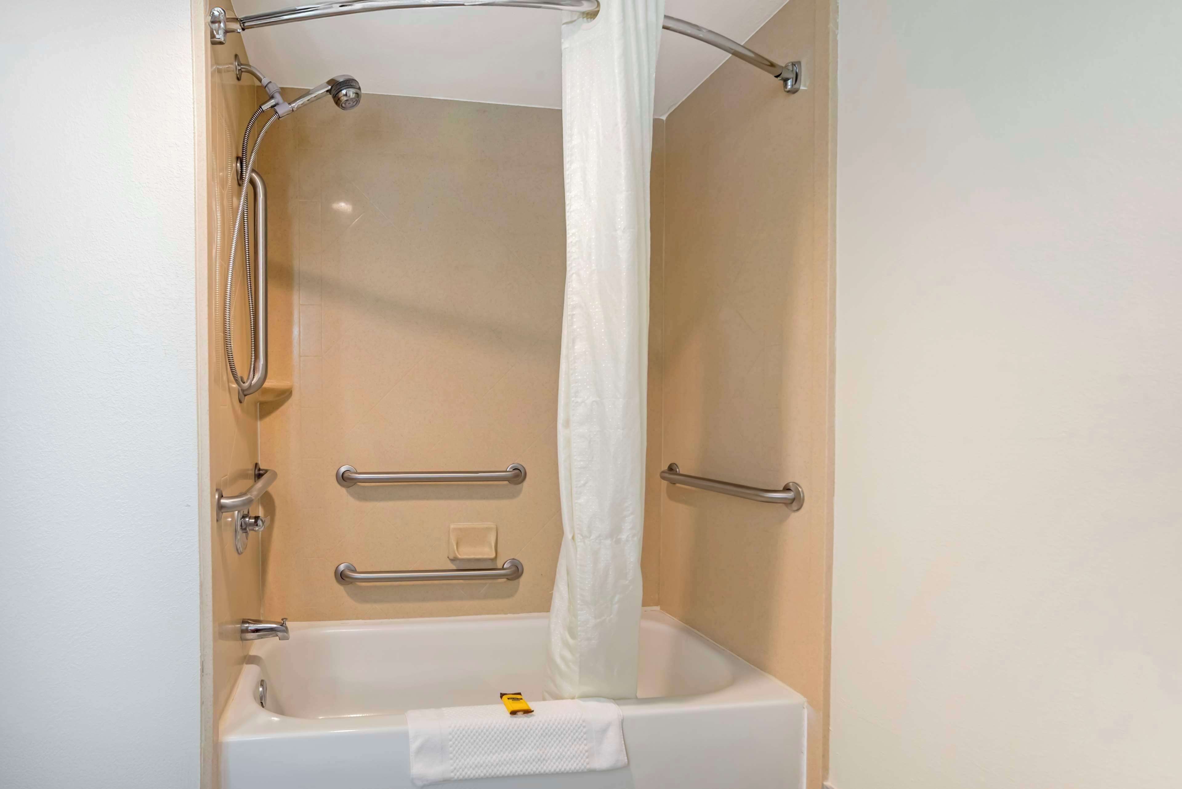 suite, 1 king bed, non smoking, jetted tub (with single sofabed) | bathroom | free toiletries, hair dryer, towels