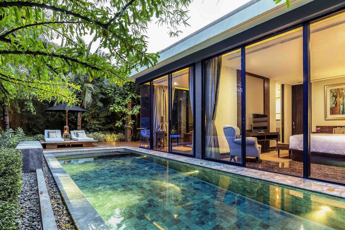 Villa, 1 habitación, alberca privada (24 hrs. butler service) | Ropa de cama de alta calidad y minibar