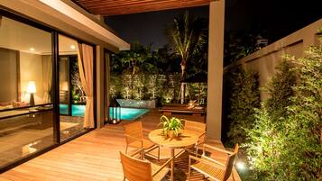 Villa, 1 Bedroom, Private Pool (24 hrs. butler service) | Terrace/patio