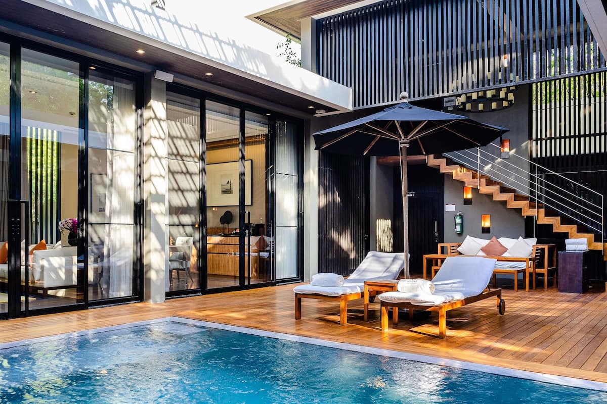 Villa - 2 sovrum - privat pool (24 hrs. butler service) | 3 sovrum, sÀngtillbehör av högsta kvalitet och minibar
