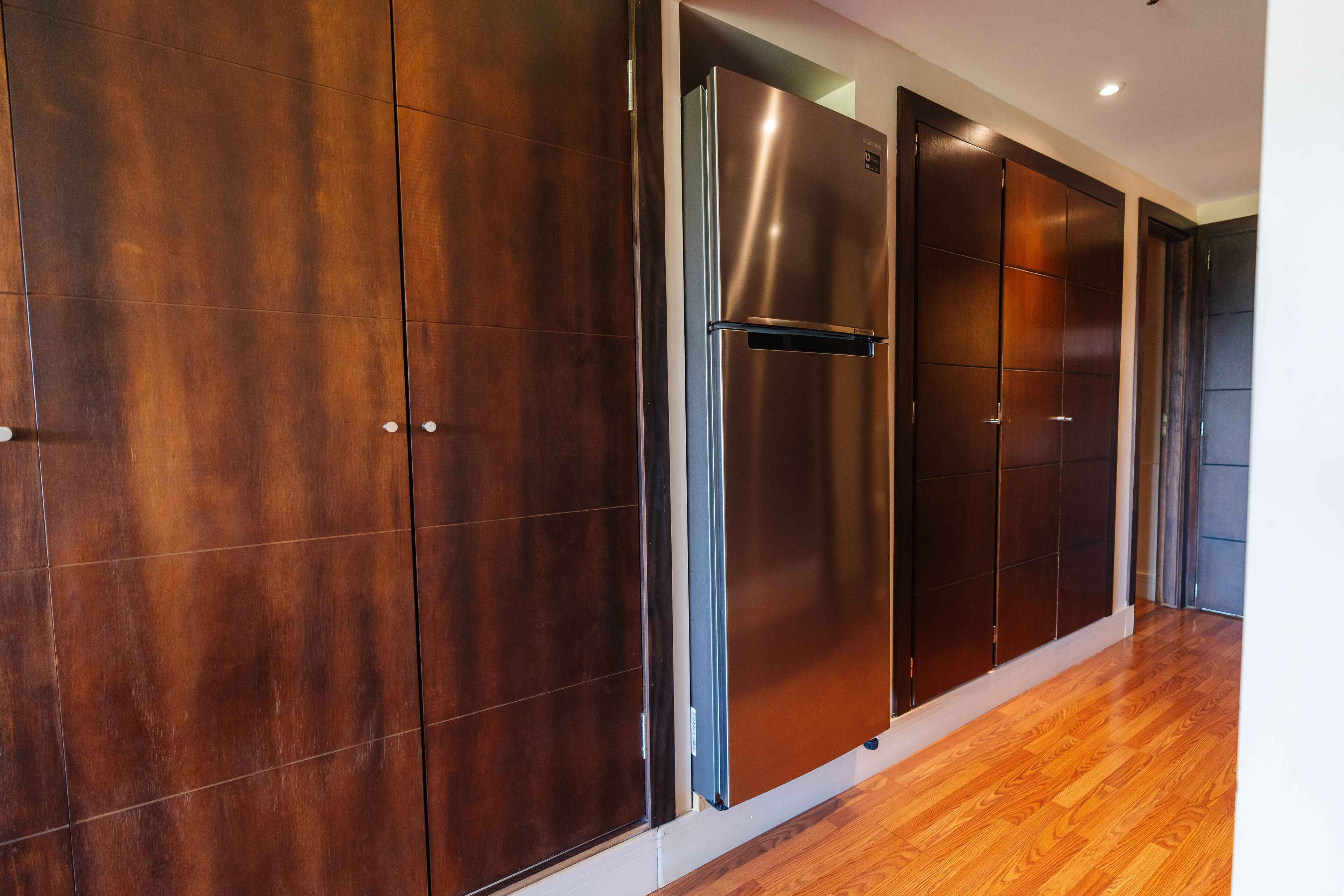 family room | mini fridge