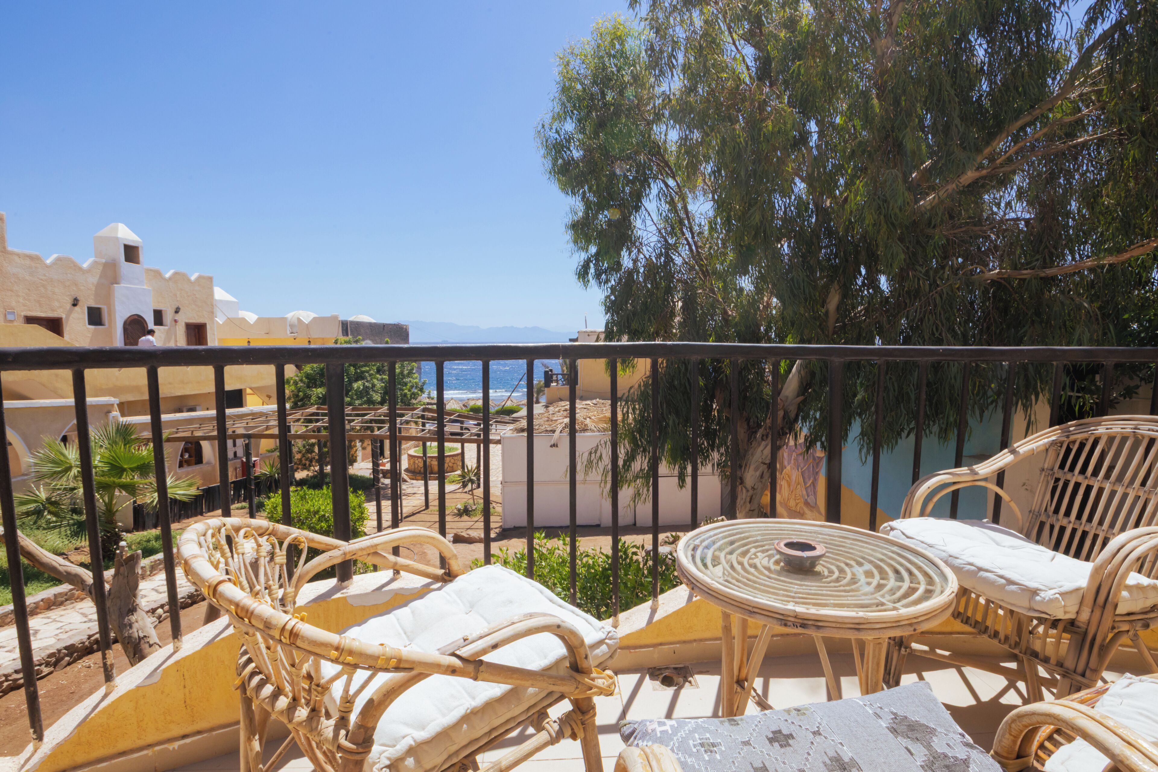 superior chalet | balcony view