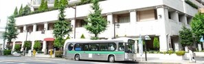 Voorkant van accommodatie
