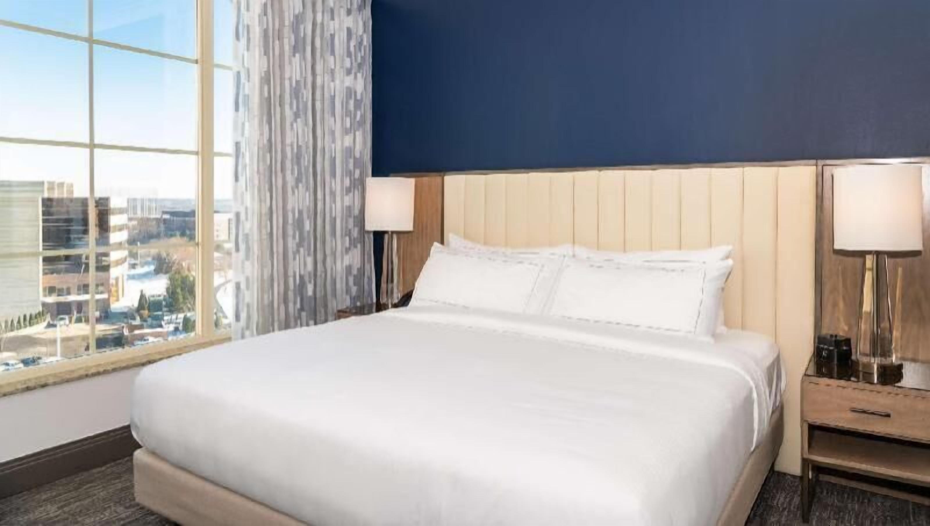Premium bedding, pillow-top beds, in-room safe, desk
