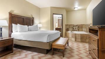 Suite, 2 Queen Beds, Non Smoking, Jetted Tub | In-room safe, desk, laptop workspace, blackout drapes