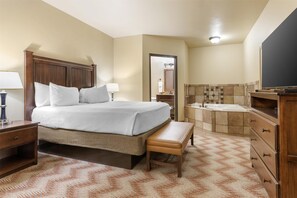 Suite, 2 Queen Beds, Non Smoking, Jetted Tub | In-room safe, desk, laptop workspace, blackout drapes