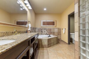 Suite, 1 King Bed, Non Smoking, Jetted Tub (Walk-in Shower;with Sofabed) | Bathroom | Free toiletries, hair dryer, towels, soap - Best Western Plus Cimarron Hotel & Suites (Stillwater)