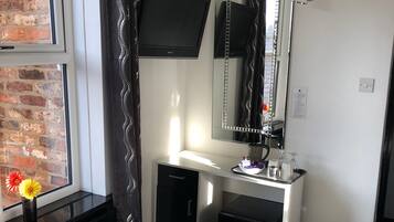 Double Room, 1 Double Bed (Compact) | Premium bedding, in-room safe, desk, iron/ironing board