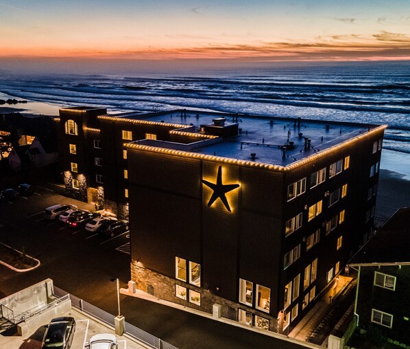 Front of property - evening/night