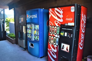 Enjoy a variety of drinks from our vending machines.