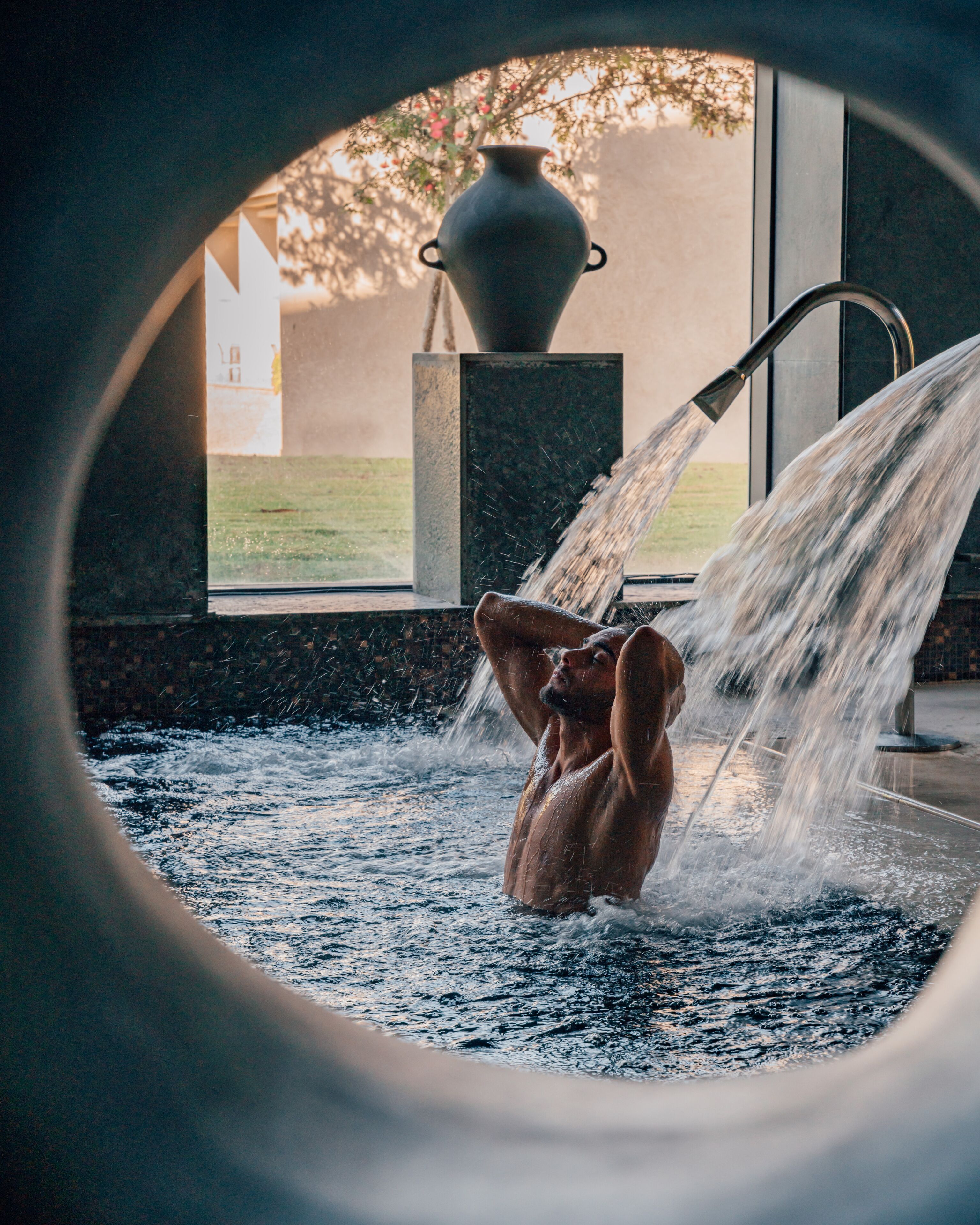 Behandlungsräume für Paare, Sauna, Whirlpool, Dampfbad