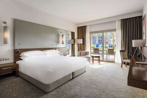 Ropa de cama de alta calidad y minibar 