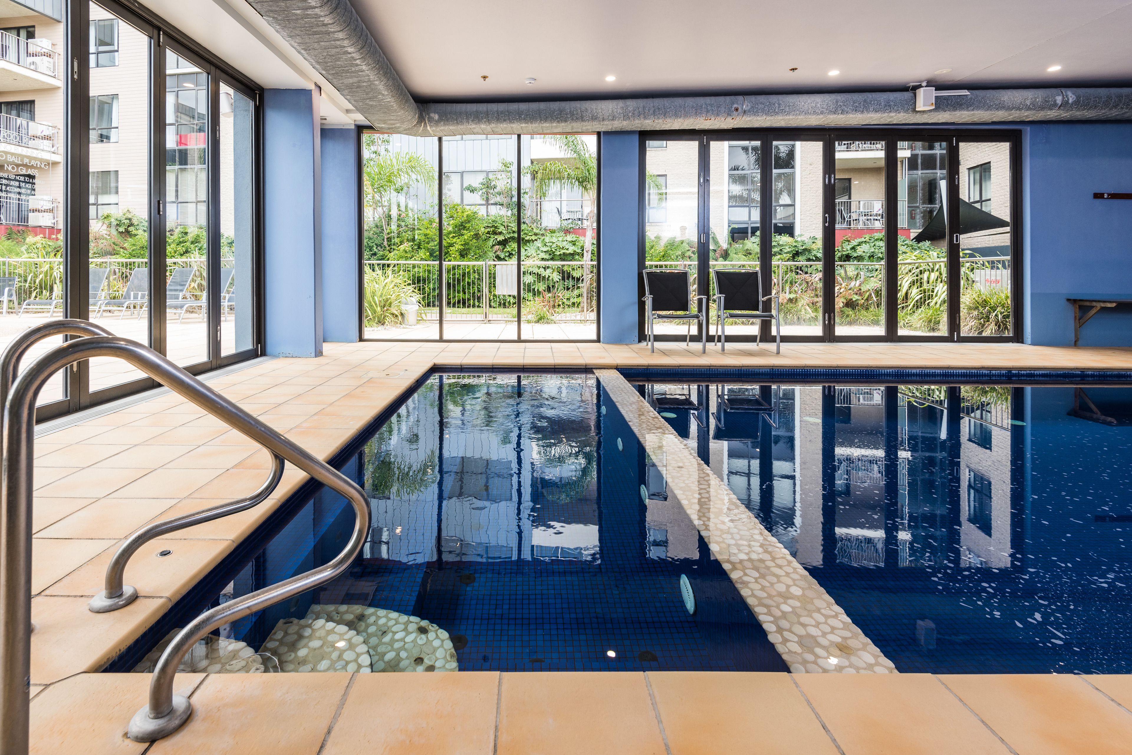 indoor pool, outdoor pool