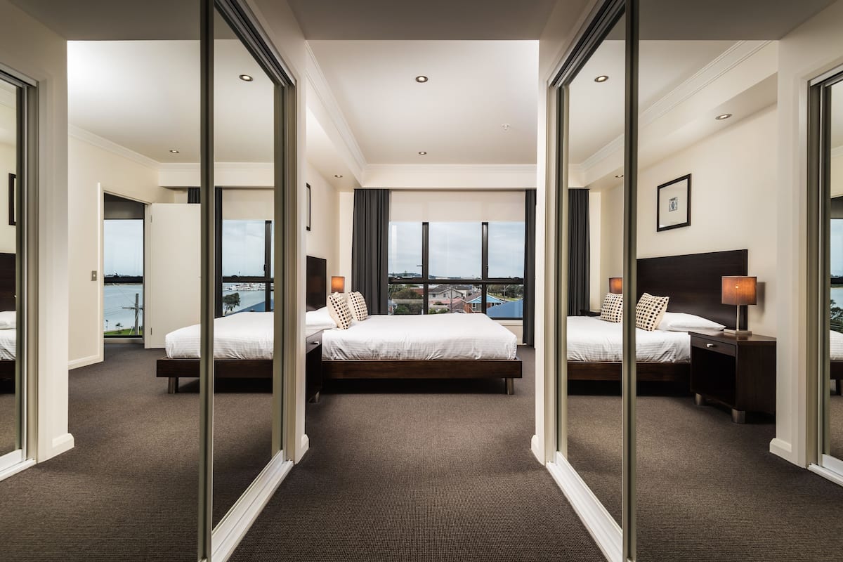 deluxe two bedroom apartment | 2 bedrooms, premium bedding, individually decorated