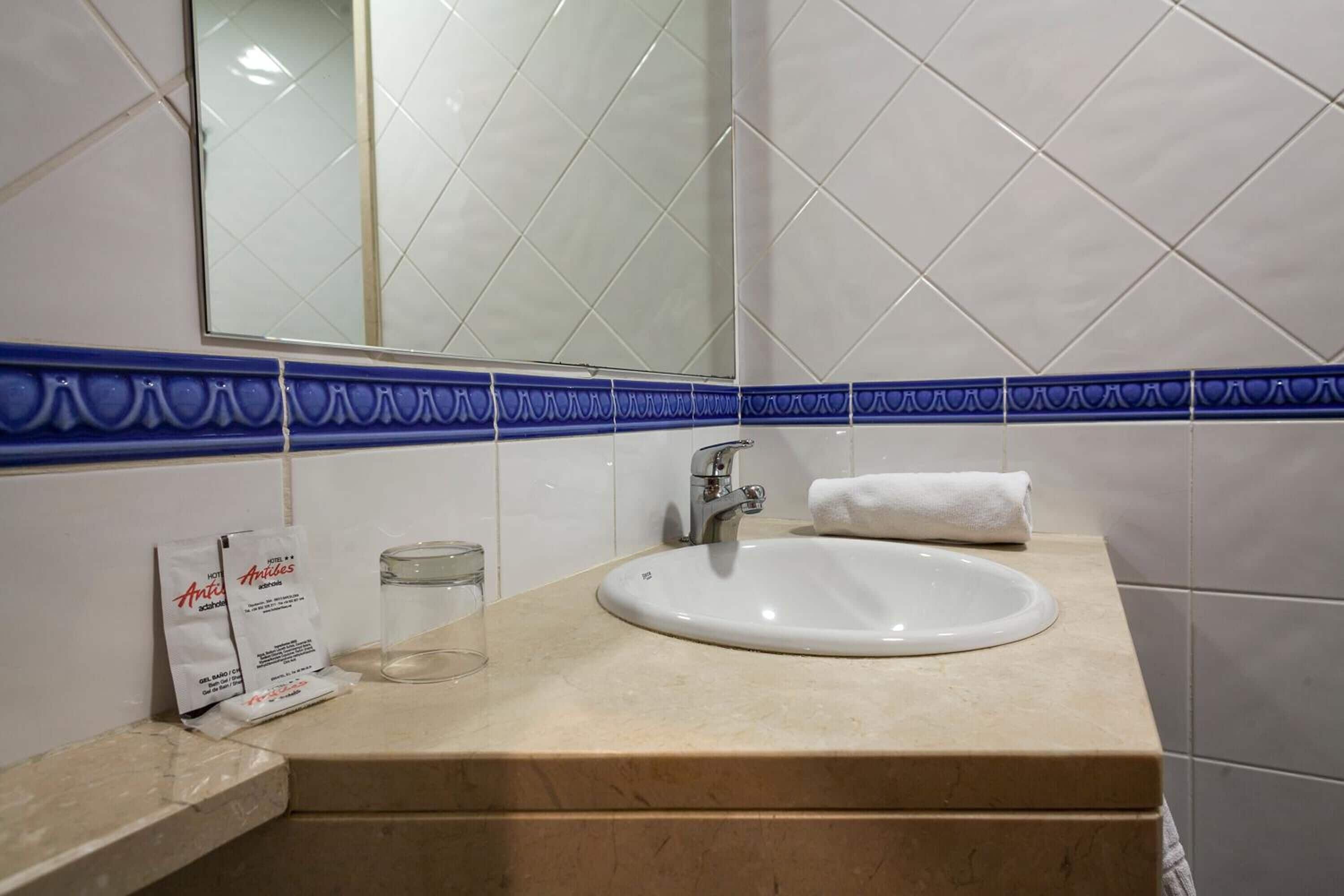 free toiletries, hair dryer, bidet, towels