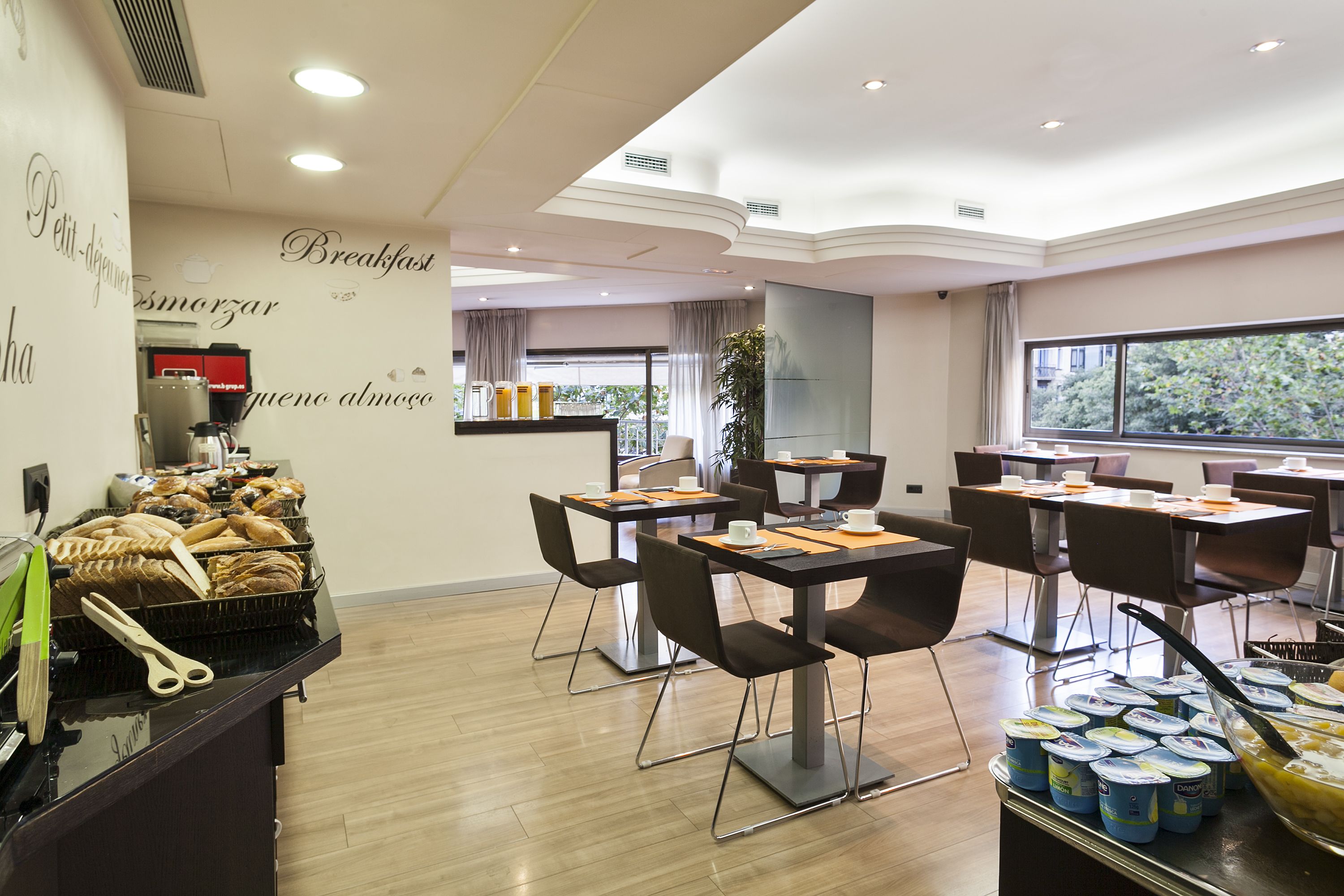 daily buffet breakfast (eur 10.50 per person)