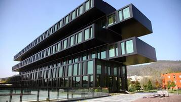 Voorkant van accommodatie