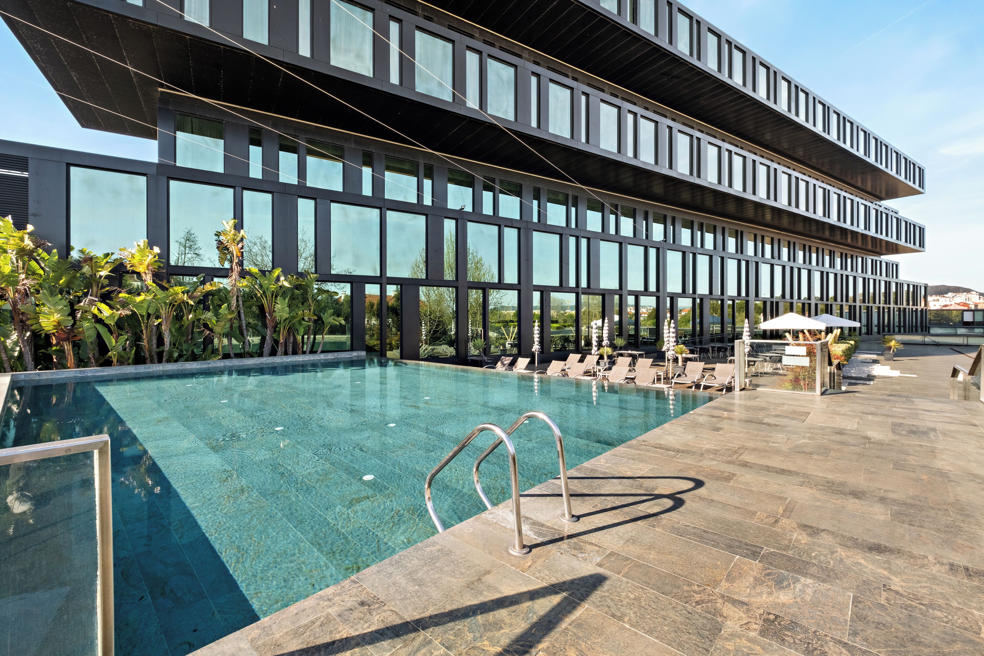 Indoor pool, outdoor pool