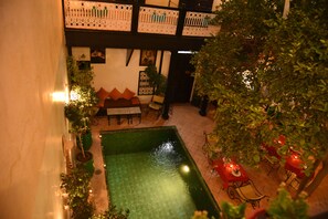 Indoor pool, outdoor pool