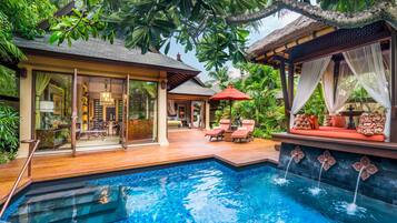 Vila, 1 kamar tidur, pemandangan kebun (Gardenia Villa) | Kolam renang | 3 kolam renang outdoor, dengan cabana gratis dan payung kolam renang