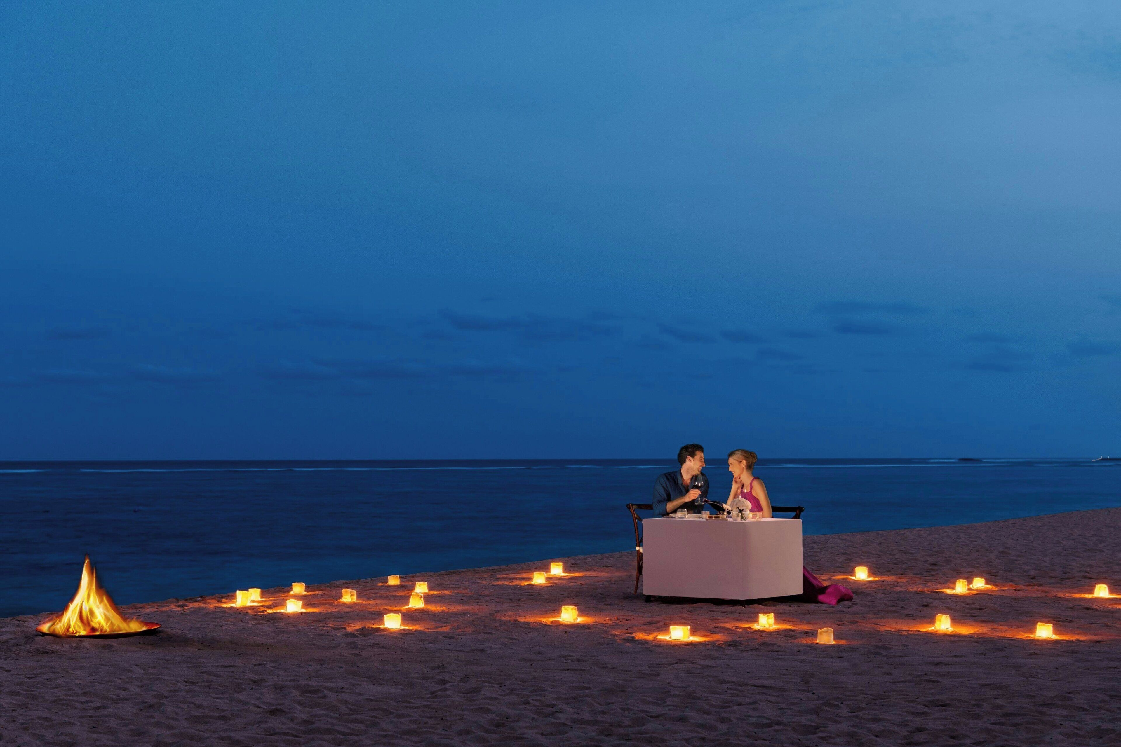Private beach, white sand, free beach cabanas, sun-loungers
