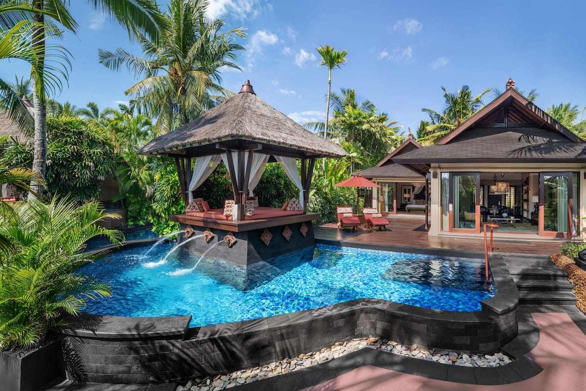 Villa, 1 slaapkamer, niet-roken, uitzicht op lagune | Zwembad | 3 buitenzwembaden, gratis zwembadcabana's, parasols voor strand/zwembad