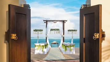 私人海灘、白沙、免費海灘小屋、躺椅