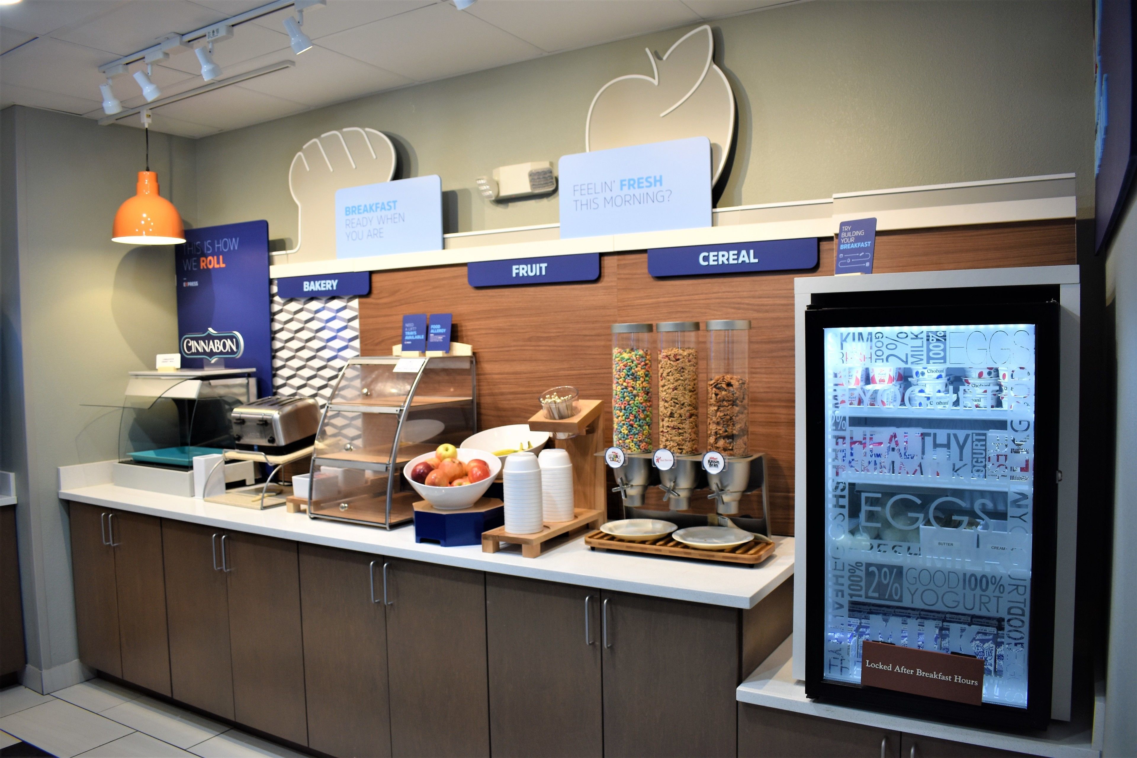 Free buffet breakfast