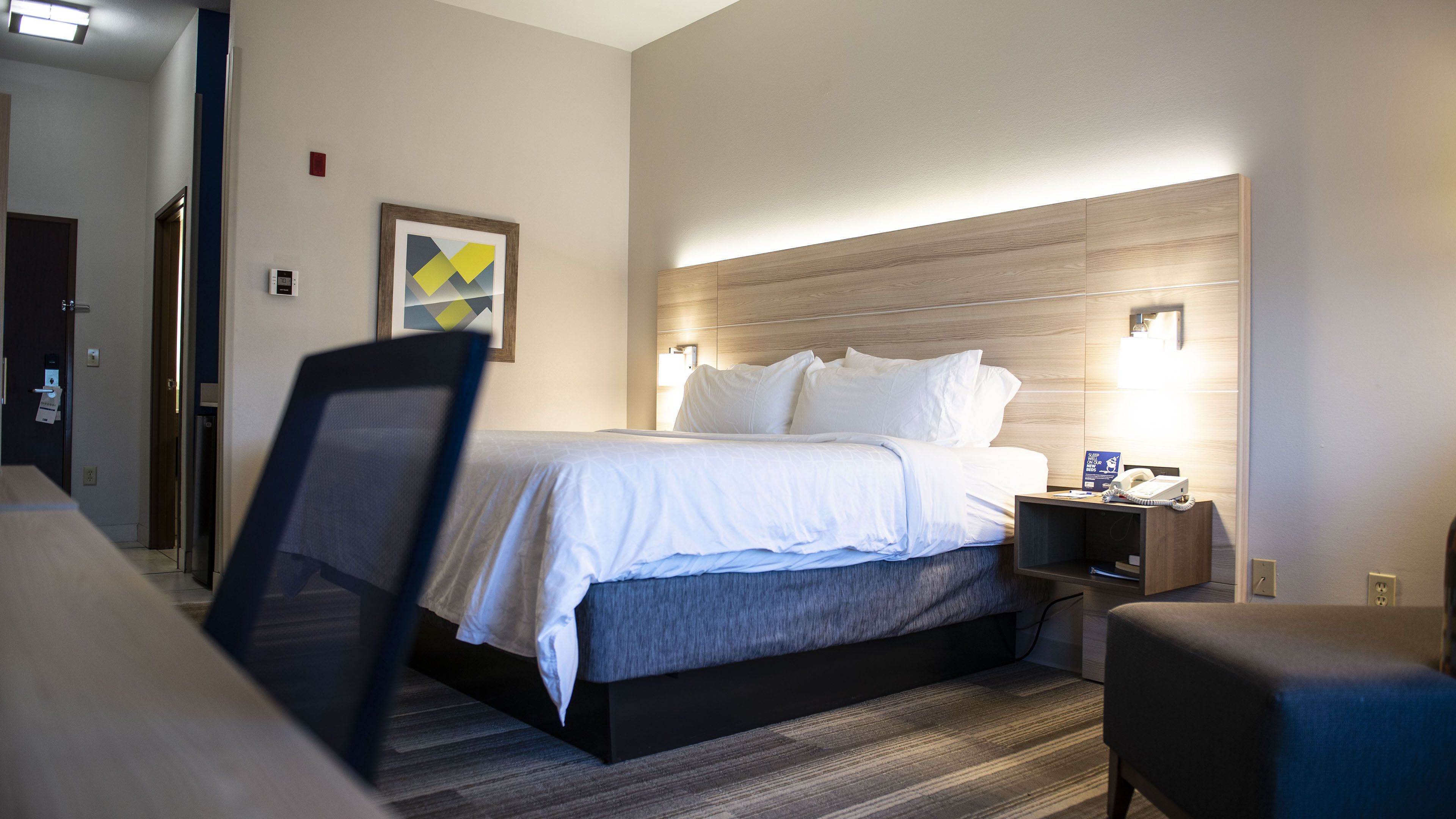 In-room safe, desk, iron/ironing board, free cribs/infant beds